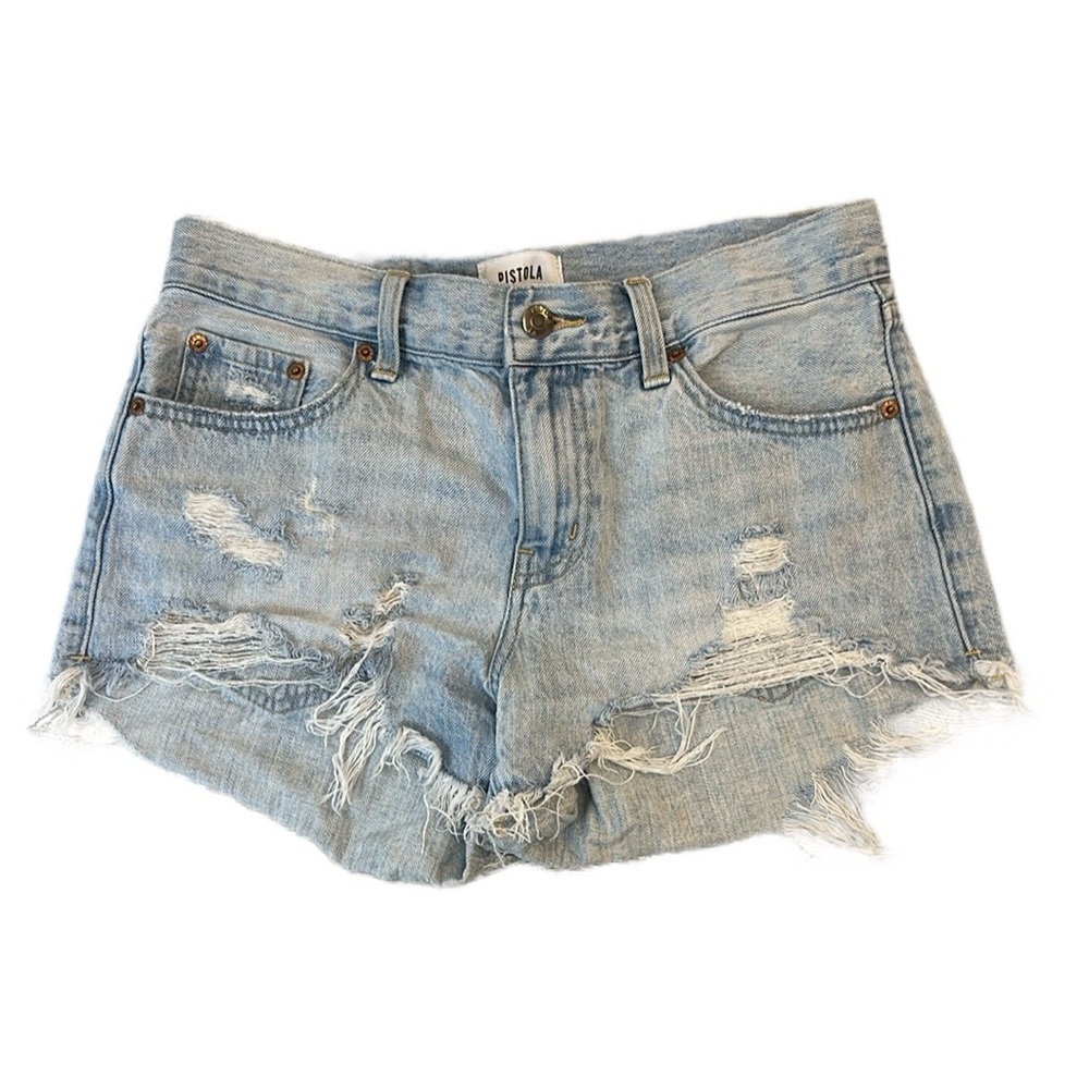 Pistola Light Blue Women's Denim Shorts